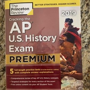 Princeton Review AP US History exam prep book